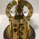 Vintage Golden Benchmark Quarts Anniversary Clock in Glass Dome 