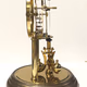 Vintage Golden Benchmark Quarts Anniversary Clock in Glass Dome 