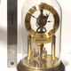 Vintage Golden Benchmark Quarts Anniversary Clock in Glass Dome 