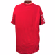 Switch Remarkable Red Short Sleeve Crew Zipper for Mens