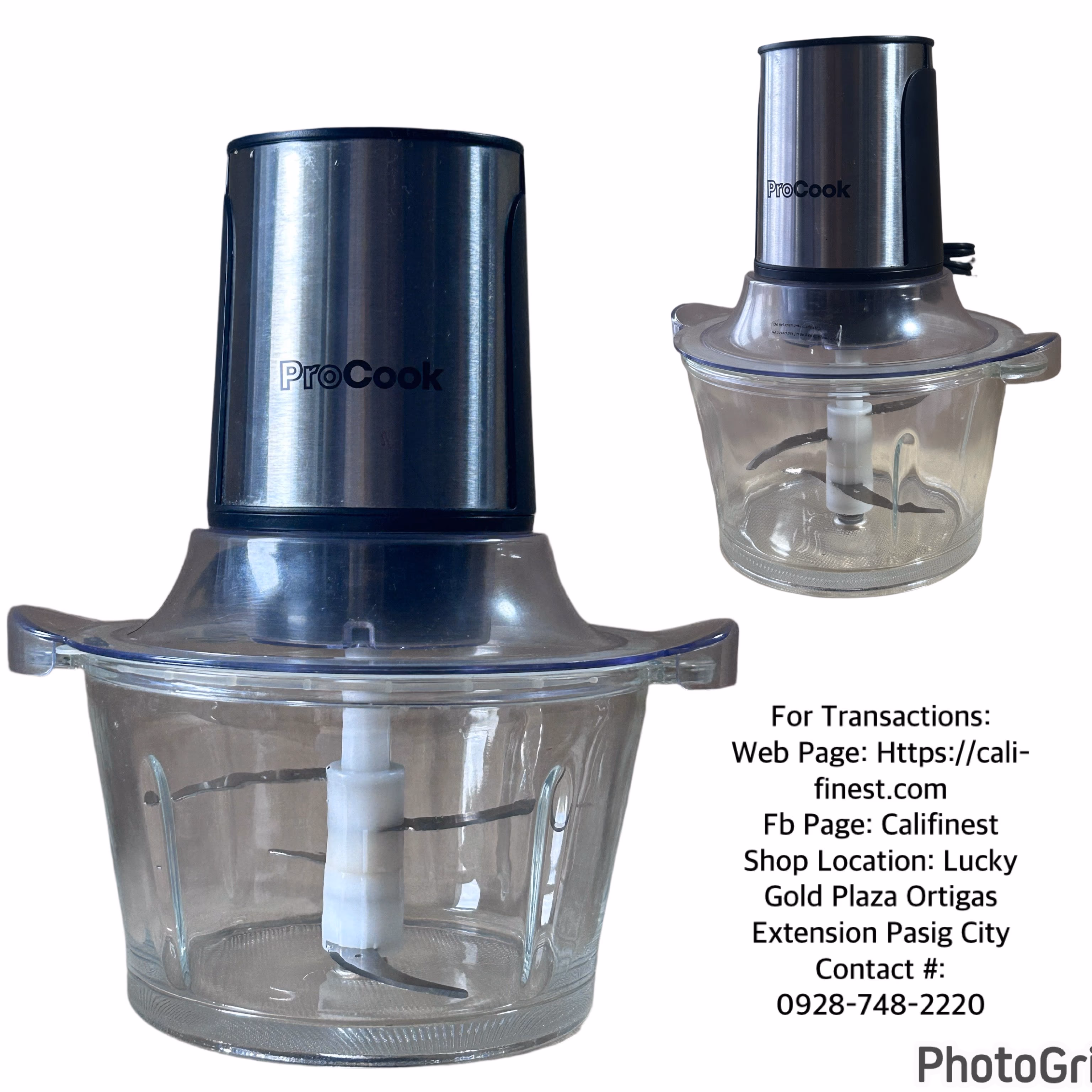 ProCook Mini CB opper Stainless Steel Electric Grinder