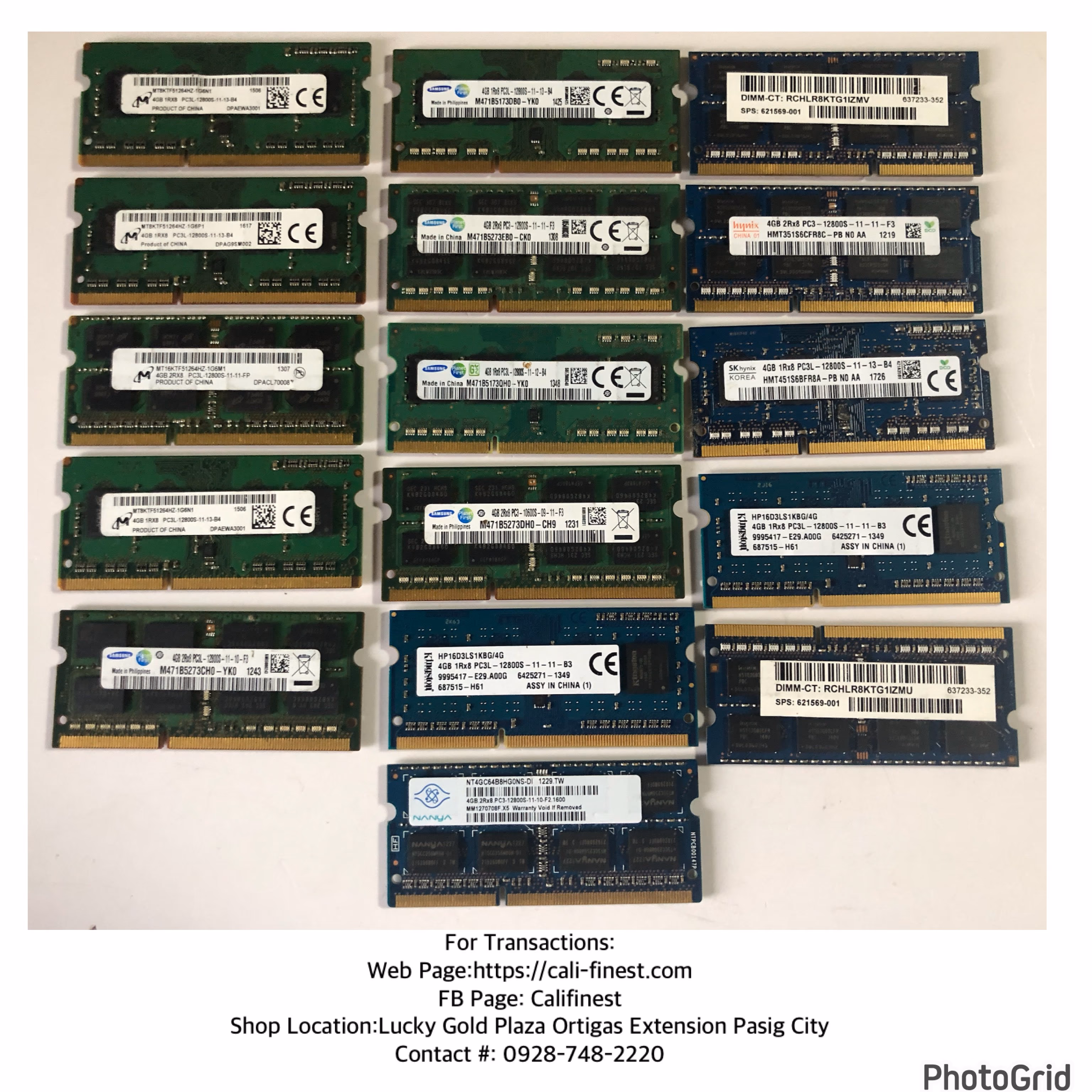 4gb Laptop RAM 10600S 12800S  EL#423  