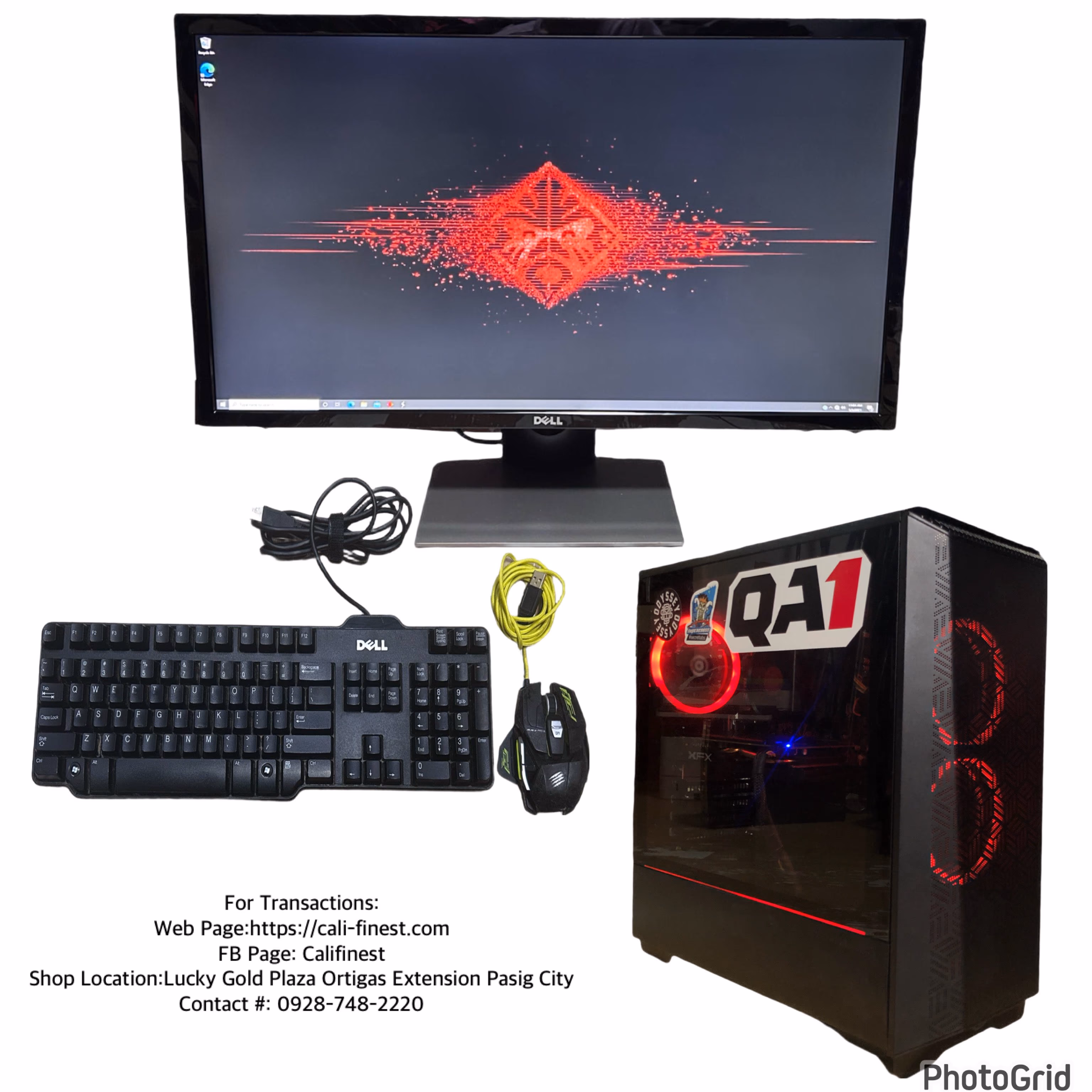 CyberPowerPc Model C Series CPU with Dell S2817Q monitor Set 