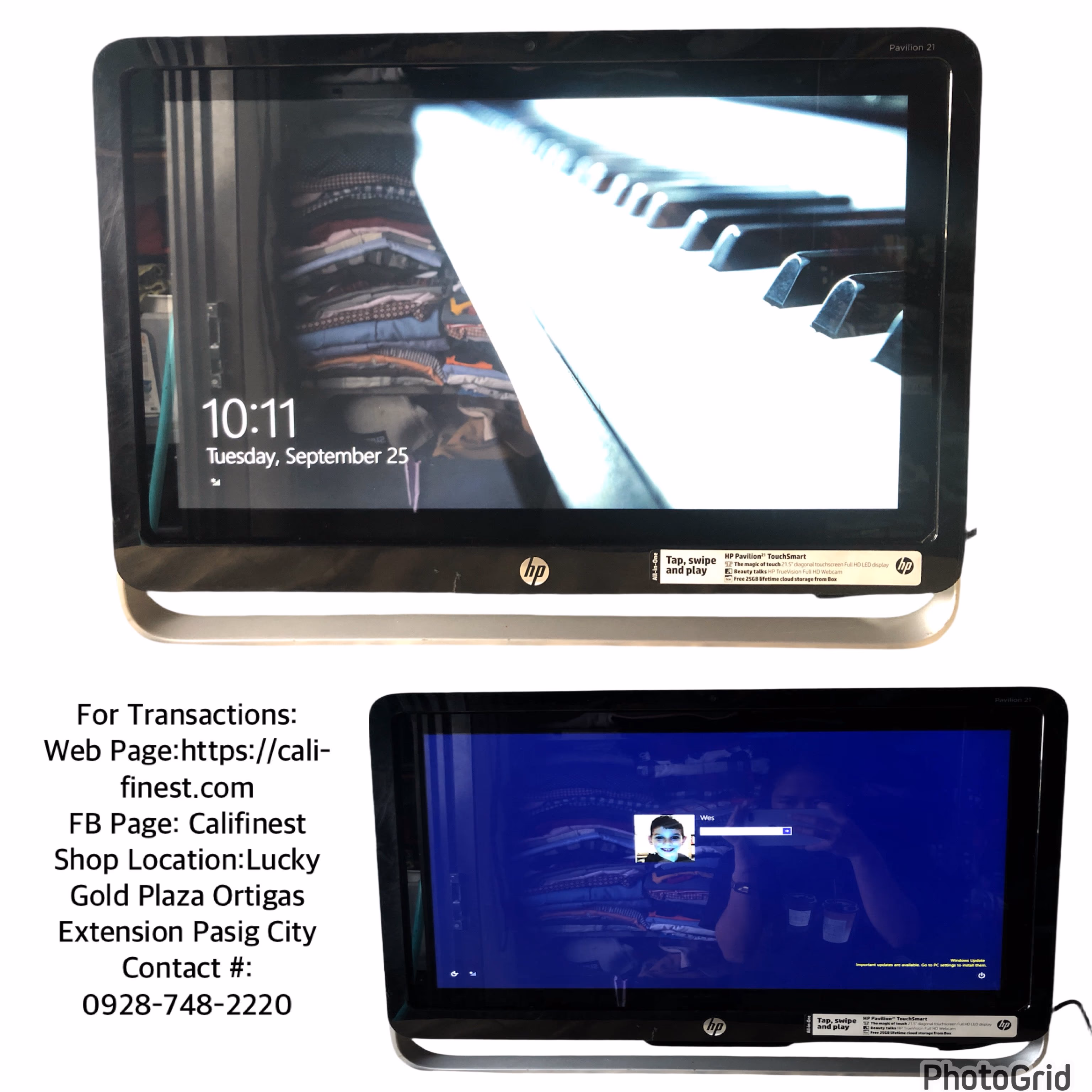 HP Pavilion²¹ Touch Smart All- in One Pc  EL# 434  