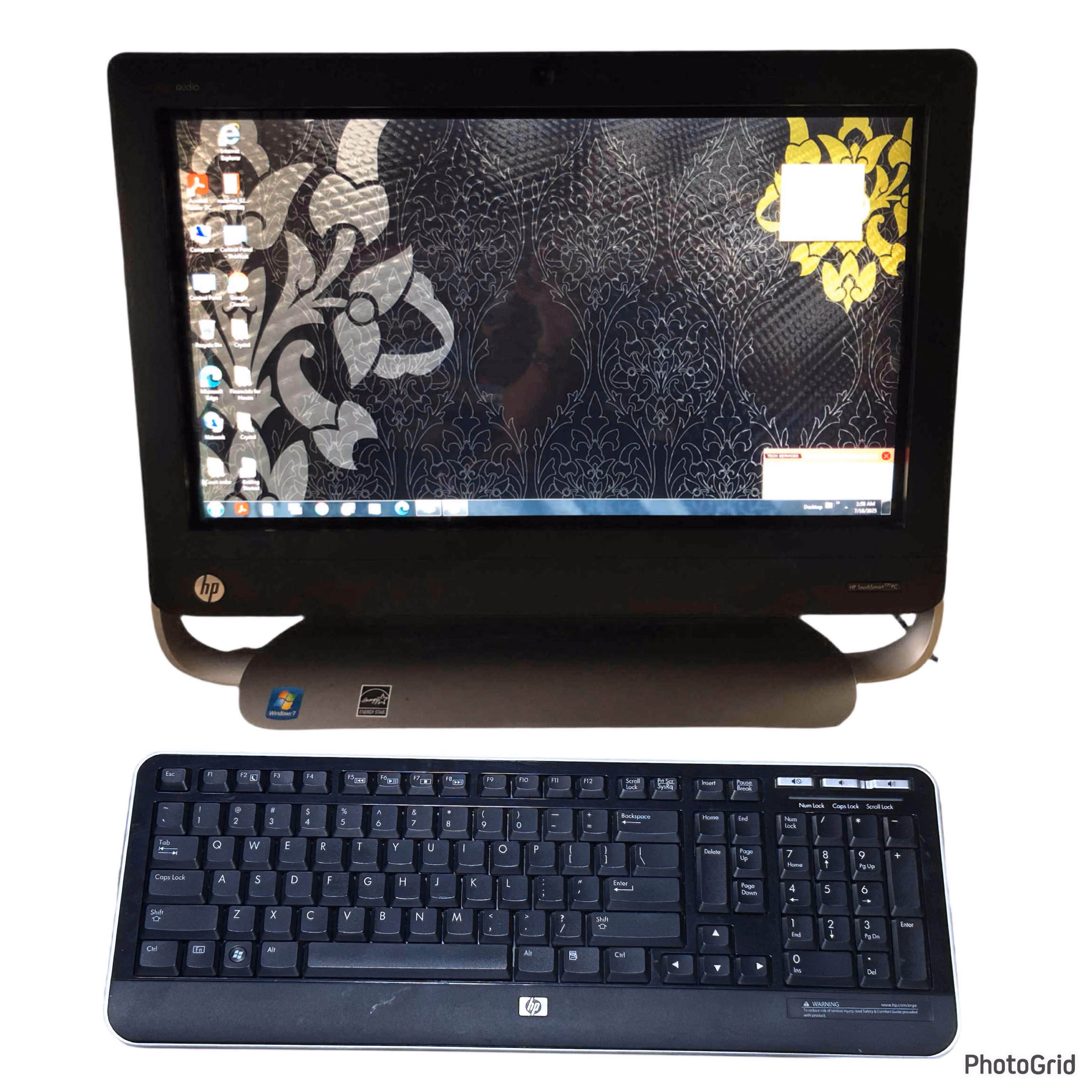 HP TouchSmart 320 PC with Keyboard 