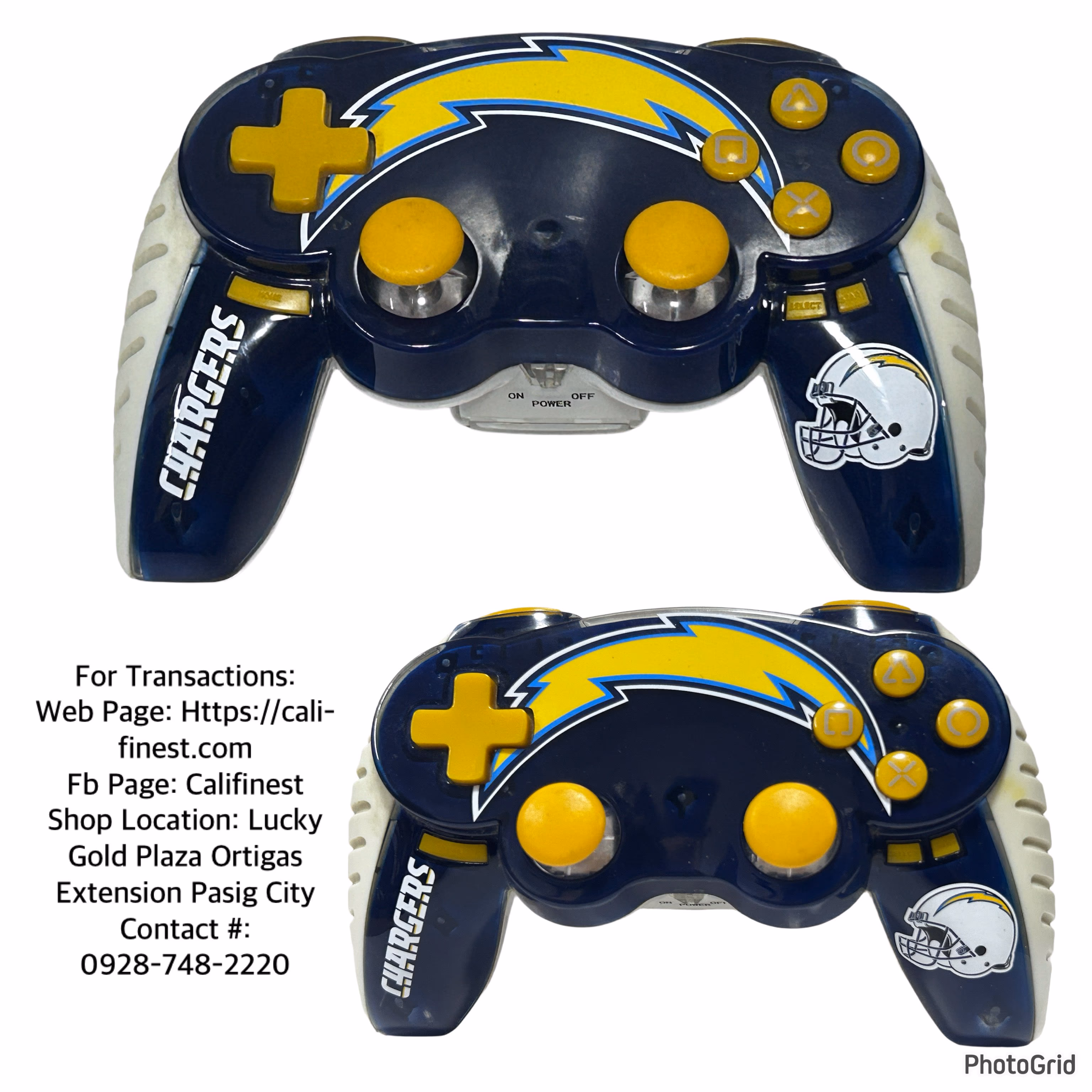 Officially Licensed St. Louis RAMS Nfl Wireless PS2 Controller  EL#438  