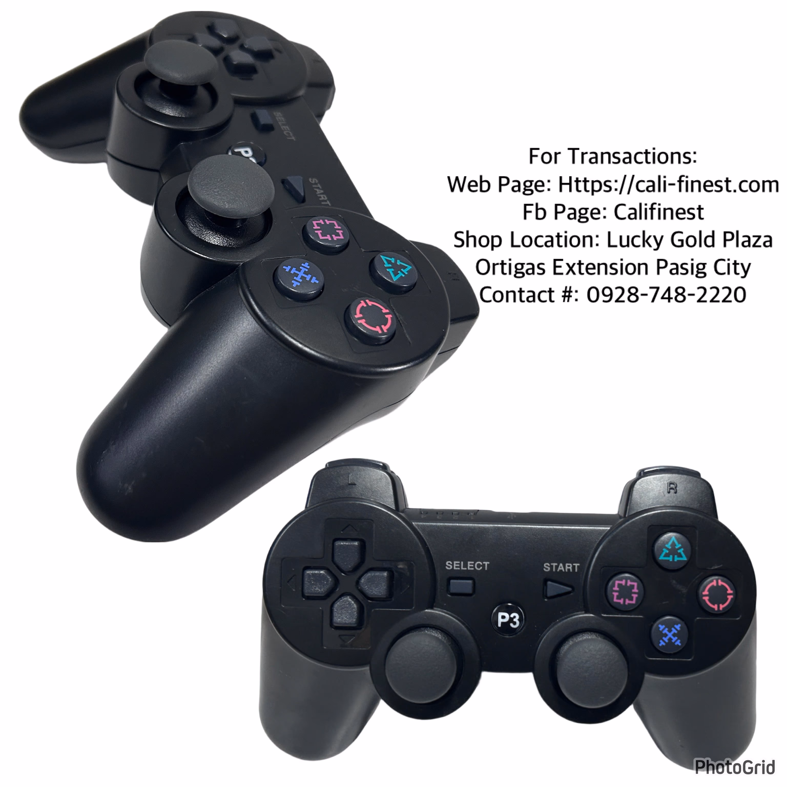 PS3 Gamepad Controller  black  EL#440 