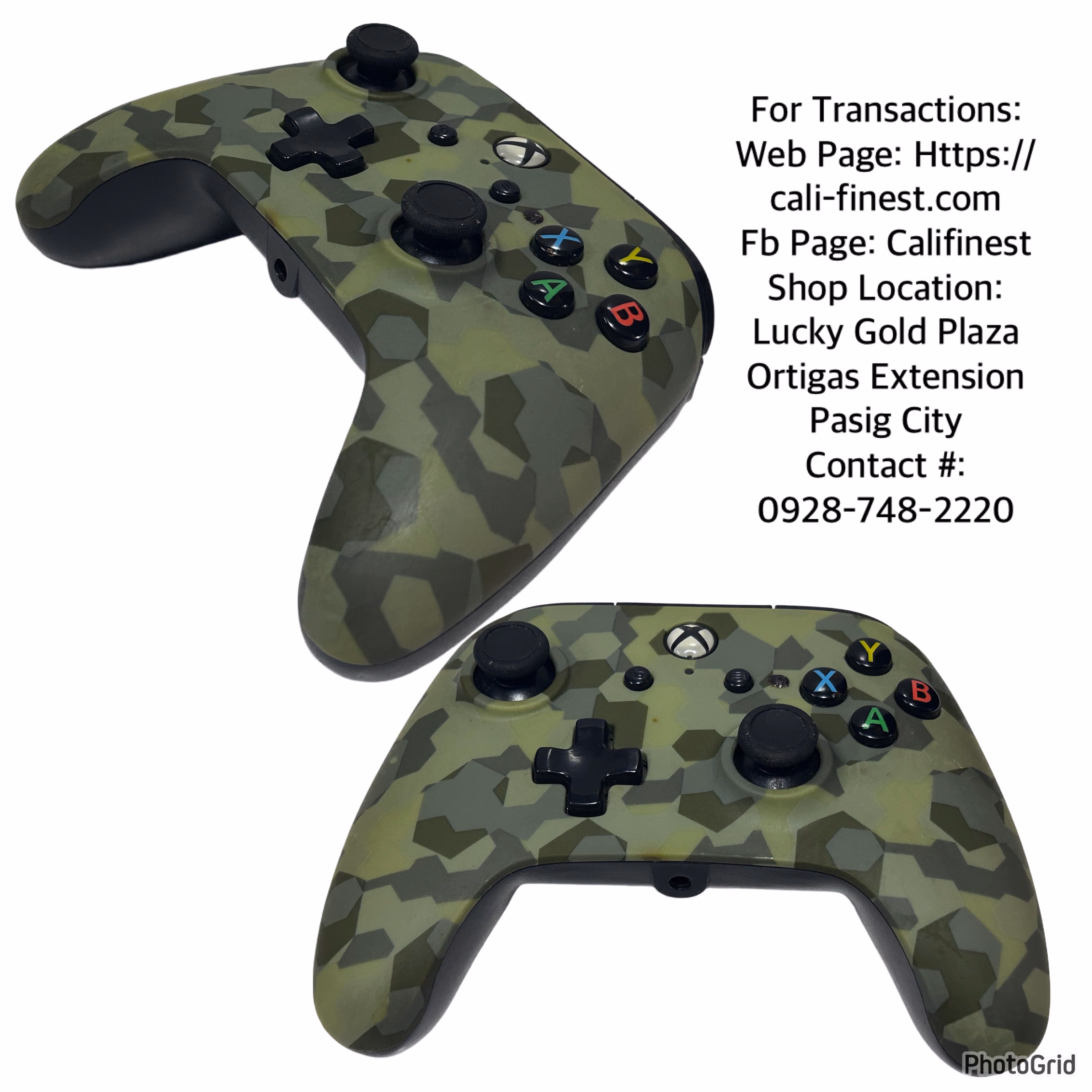 PowerA XBoX One Controller Camouflage Unit Only   EL#450 