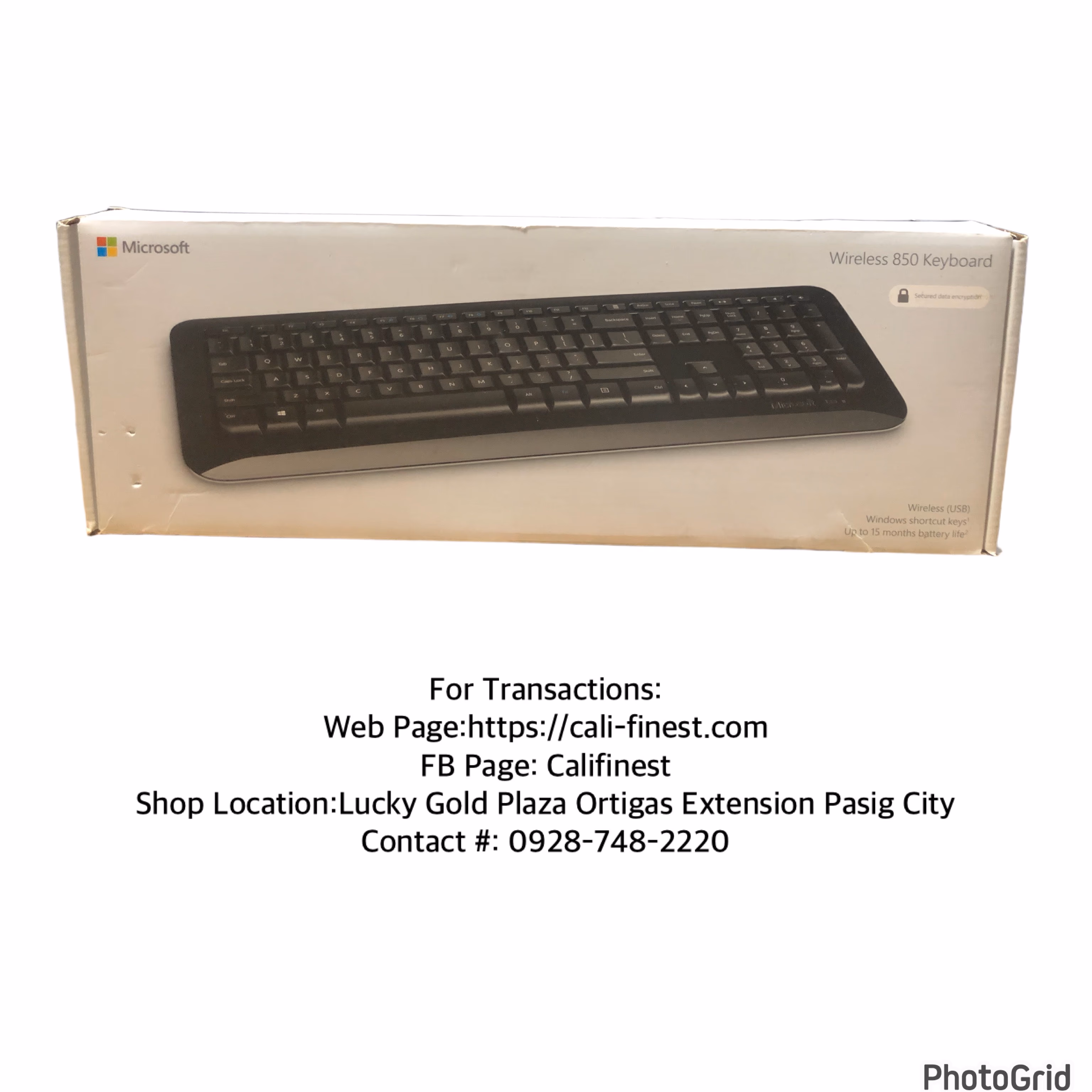 Microsoft Wireless 850 Keyboard  EL#460