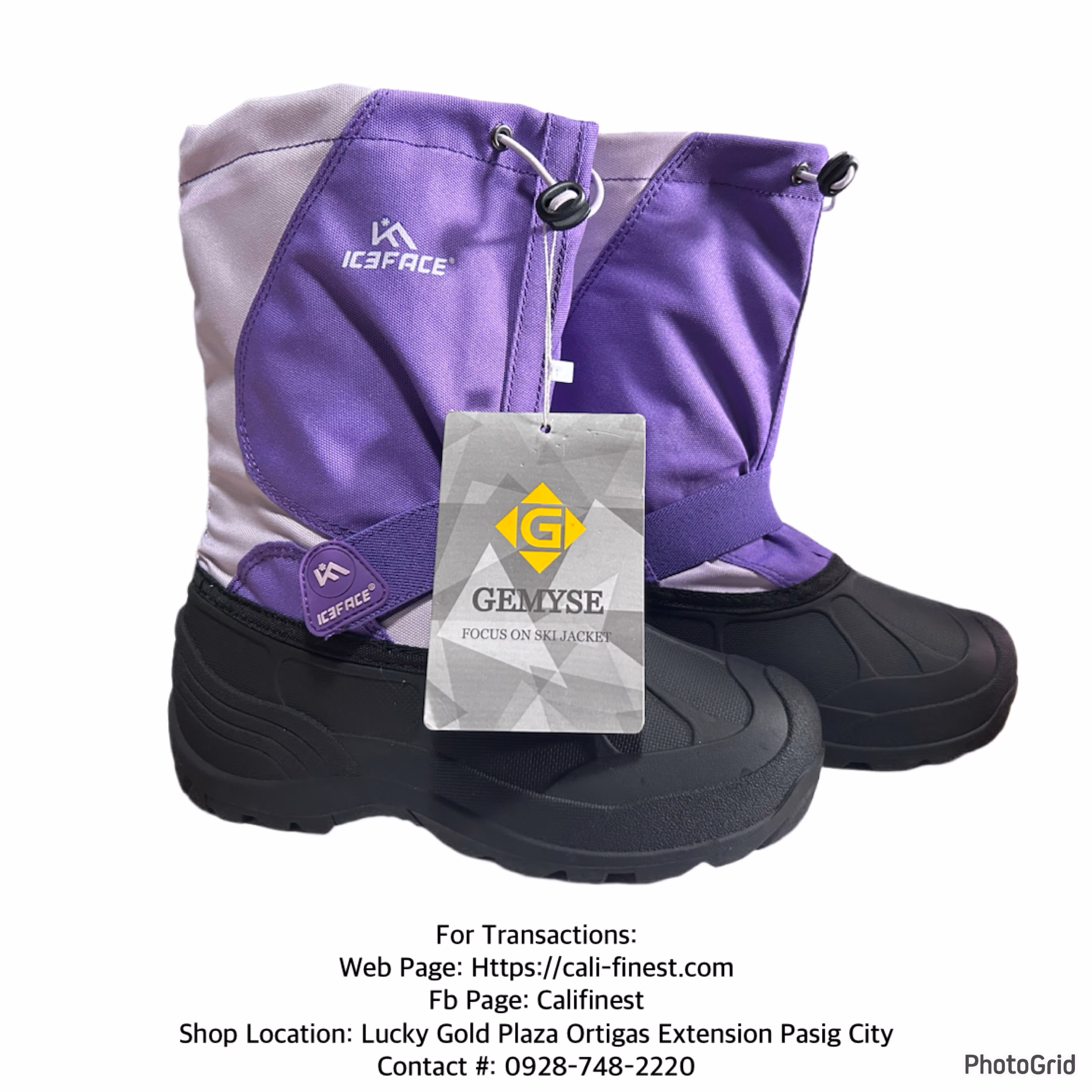 Gemyse IceFace snow winter boots