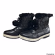 Waterproof Boots Marley Quilted Snow Black Boots for Womens