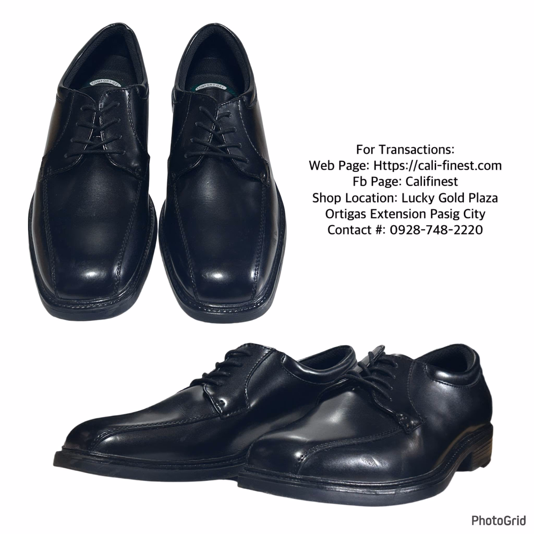 Nunn Bush Shoes Mens 8M Oxford Black Leather Lace Up Low Comfort