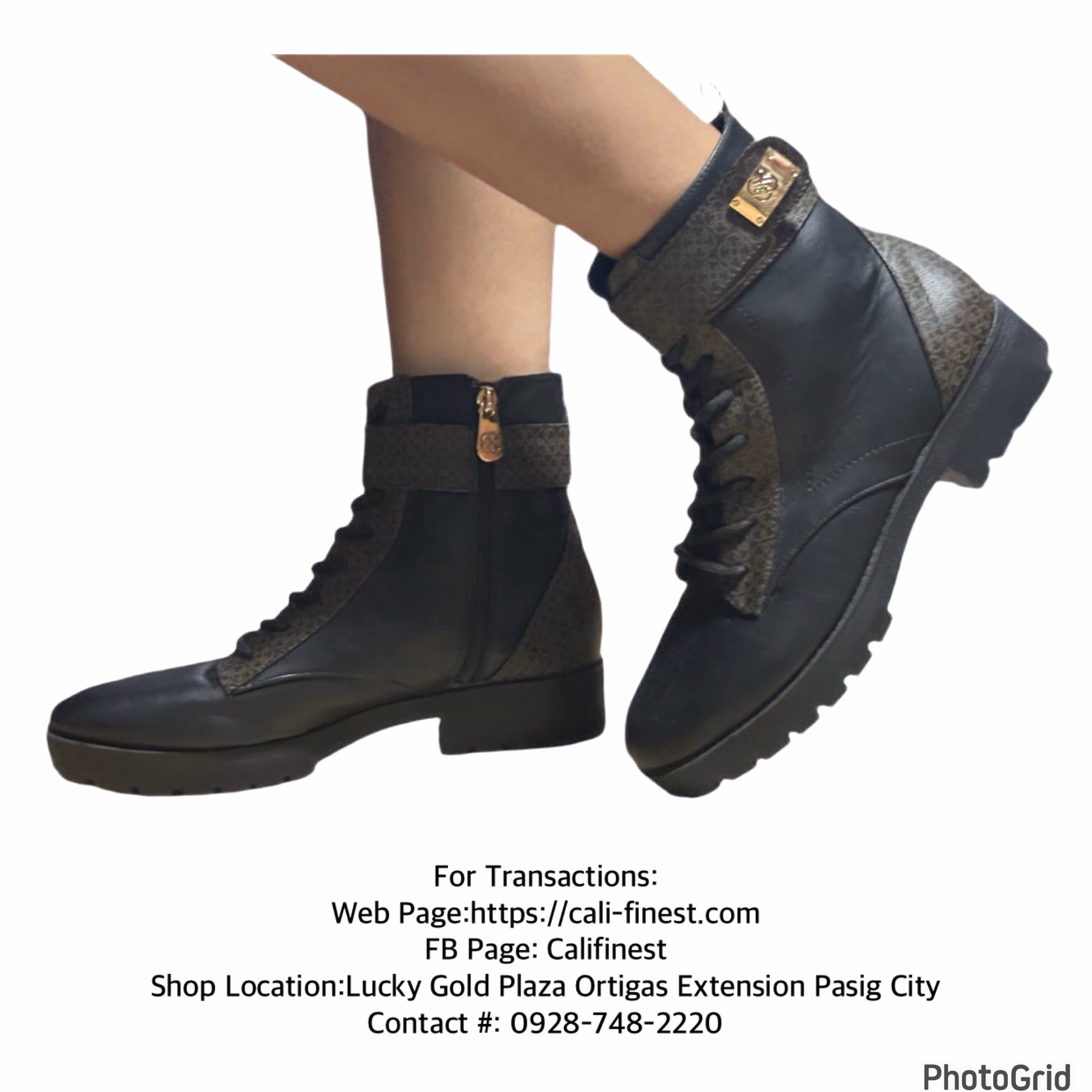 Daisy Fuentes Stormi Brown Ankle Combat Boot in Women 