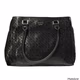 GUESS Bonny Satchel Logo Handbag Purse Black
