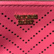 Victoria’s Secret Laser Cut HOT PINK Cosmetic Makeup Bag Wristlet  BA#439 