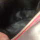 Victoria’s Secret Laser Cut HOT PINK Cosmetic Makeup Bag Wristlet  BA#439 