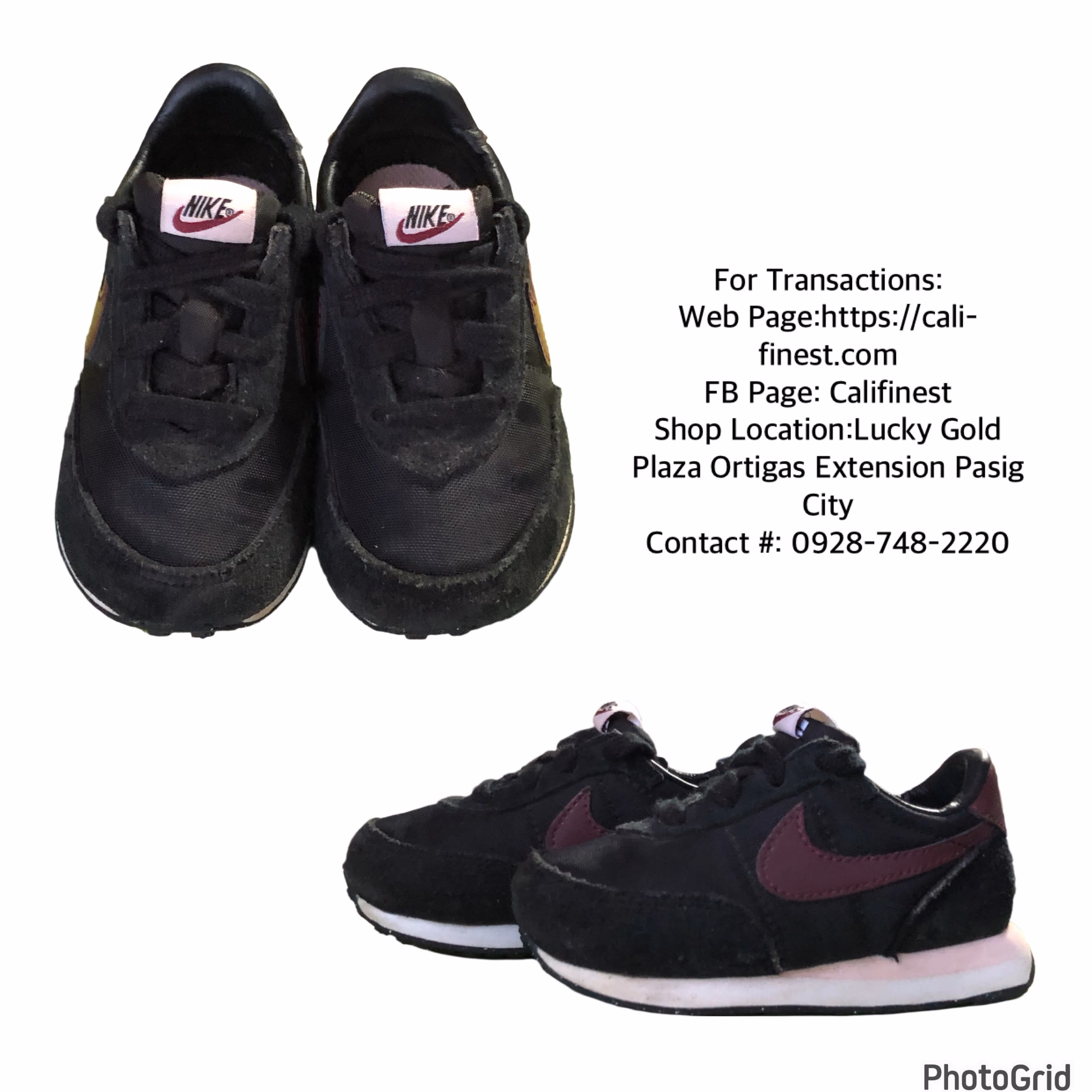 Nike Kids Waffle Trainer Shoes Size 5C