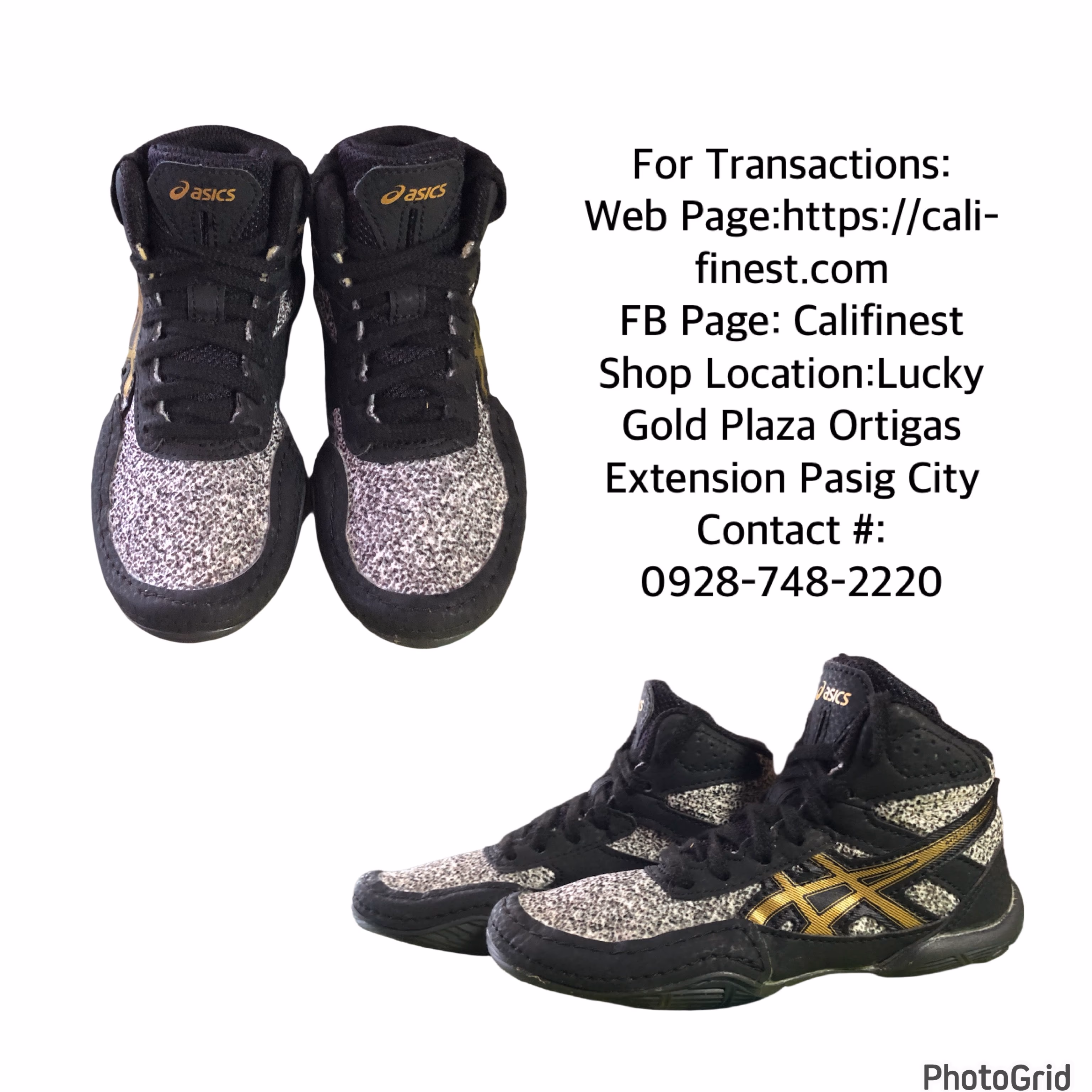 ASICS Kid’s Matflex 6 GS Wrestling Shoes, White/Rich Gold, K10 M US Little Kid