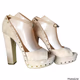 Shoedazzle Patita Blush Studded Court High Heels