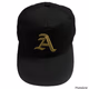 Men’s Black Letter A Adjustable cap