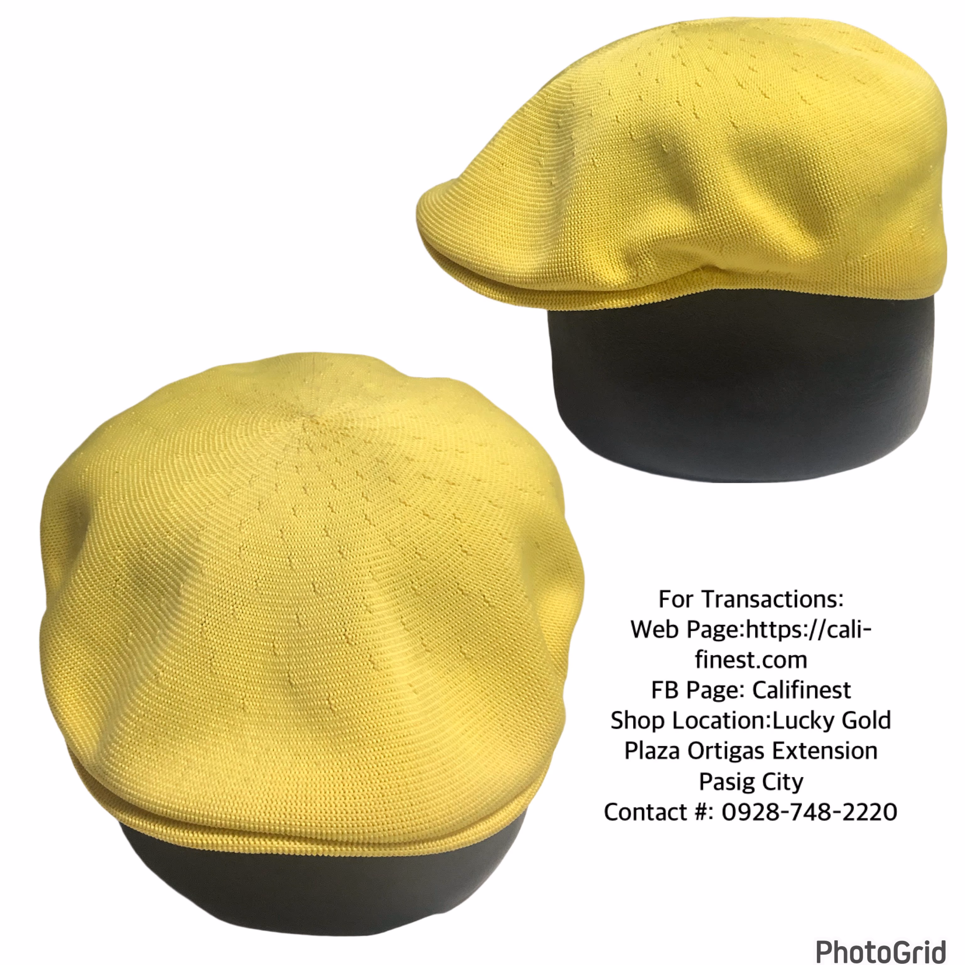 Kangol Tropic  504 Yellow Cap Small