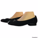 Axcess Women’s Black Round Toe Suede Flat Sandals 7M