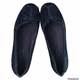 Axcess Women’s Black Round Toe Suede Flat Sandals 7M