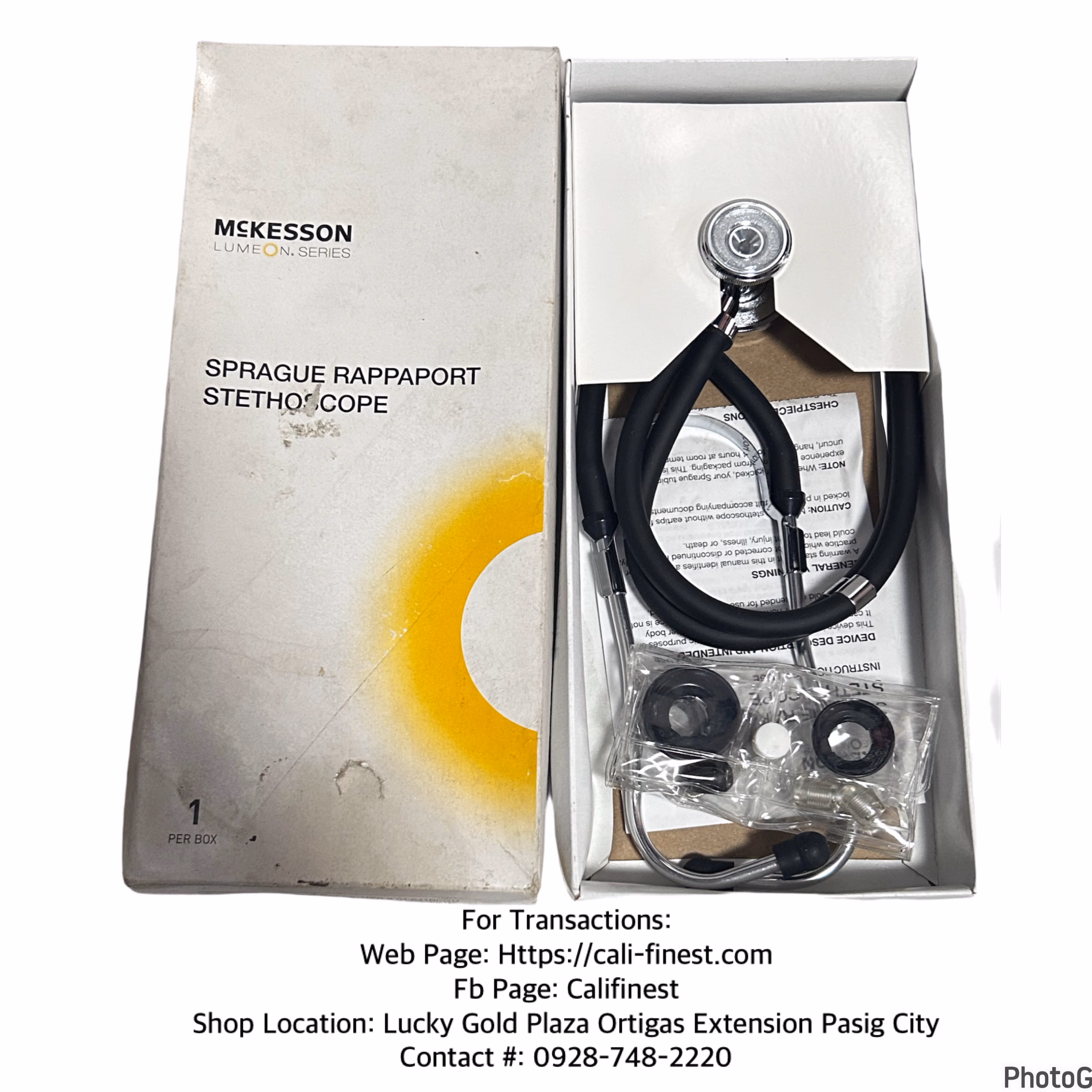 Spraque Professional stethoscope McKesson 2- Tube 22 inch Double-Sided Chestpiece