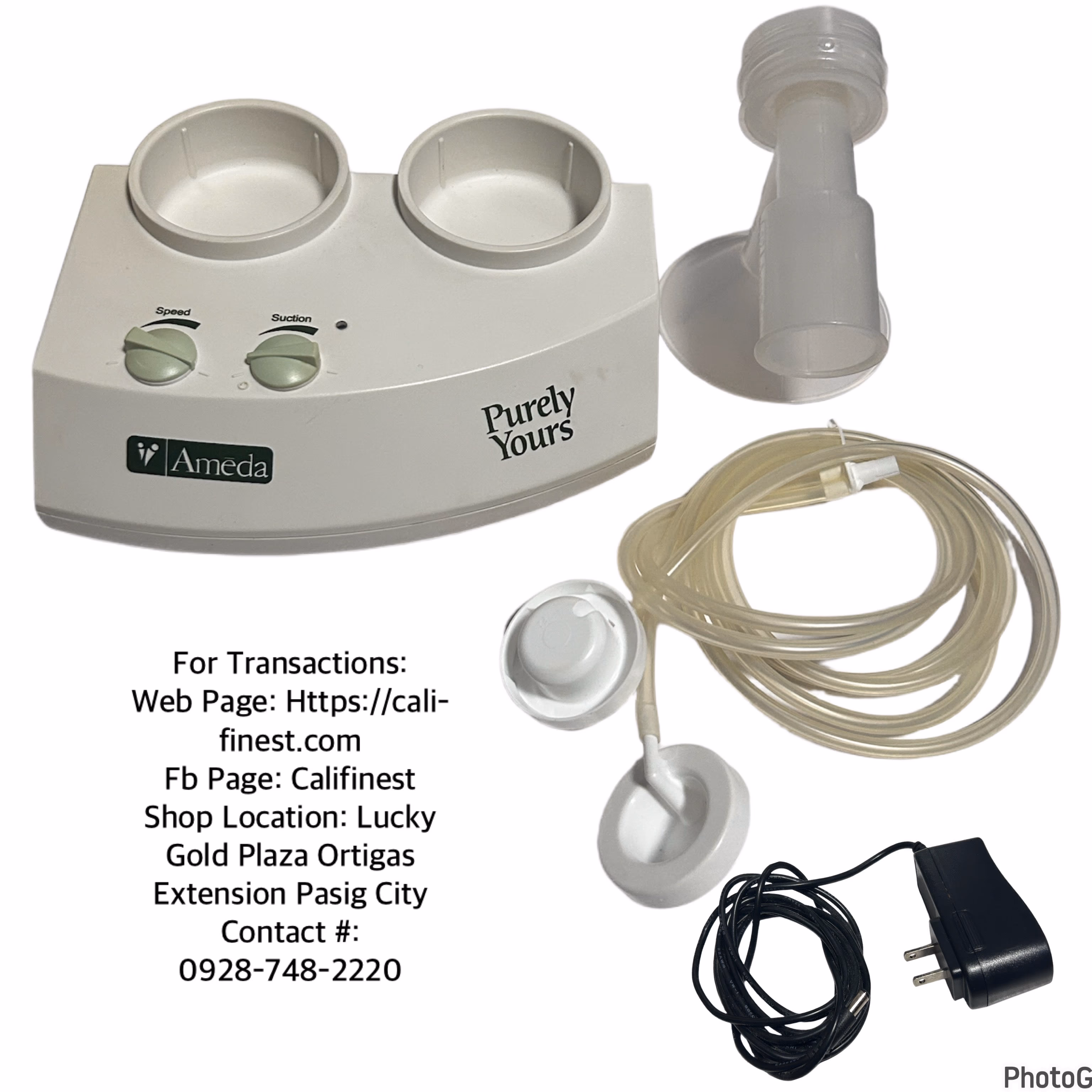 Ameda Purely Yours Ultra Double Electric Breast Pump  HB#15 