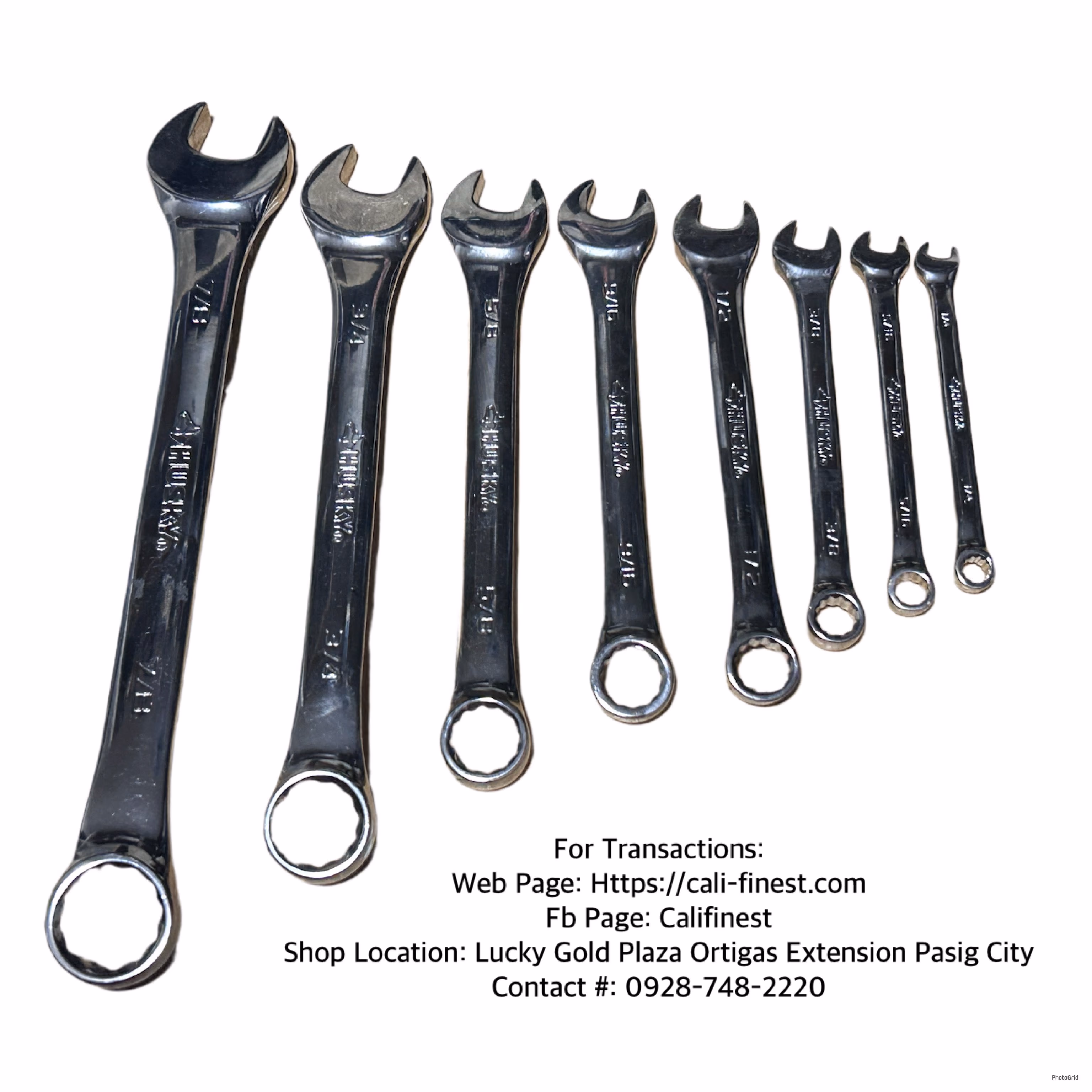 Husky SAE Ratcheting Wrench Hand Tools 8pcs