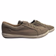 Keds Shoes Womens 7 Center II Stripe Casual Moc Sneakers Taupe Canvas