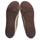 Keds Shoes Womens 7 Center II Stripe Casual Moc Sneakers Taupe Canvas
