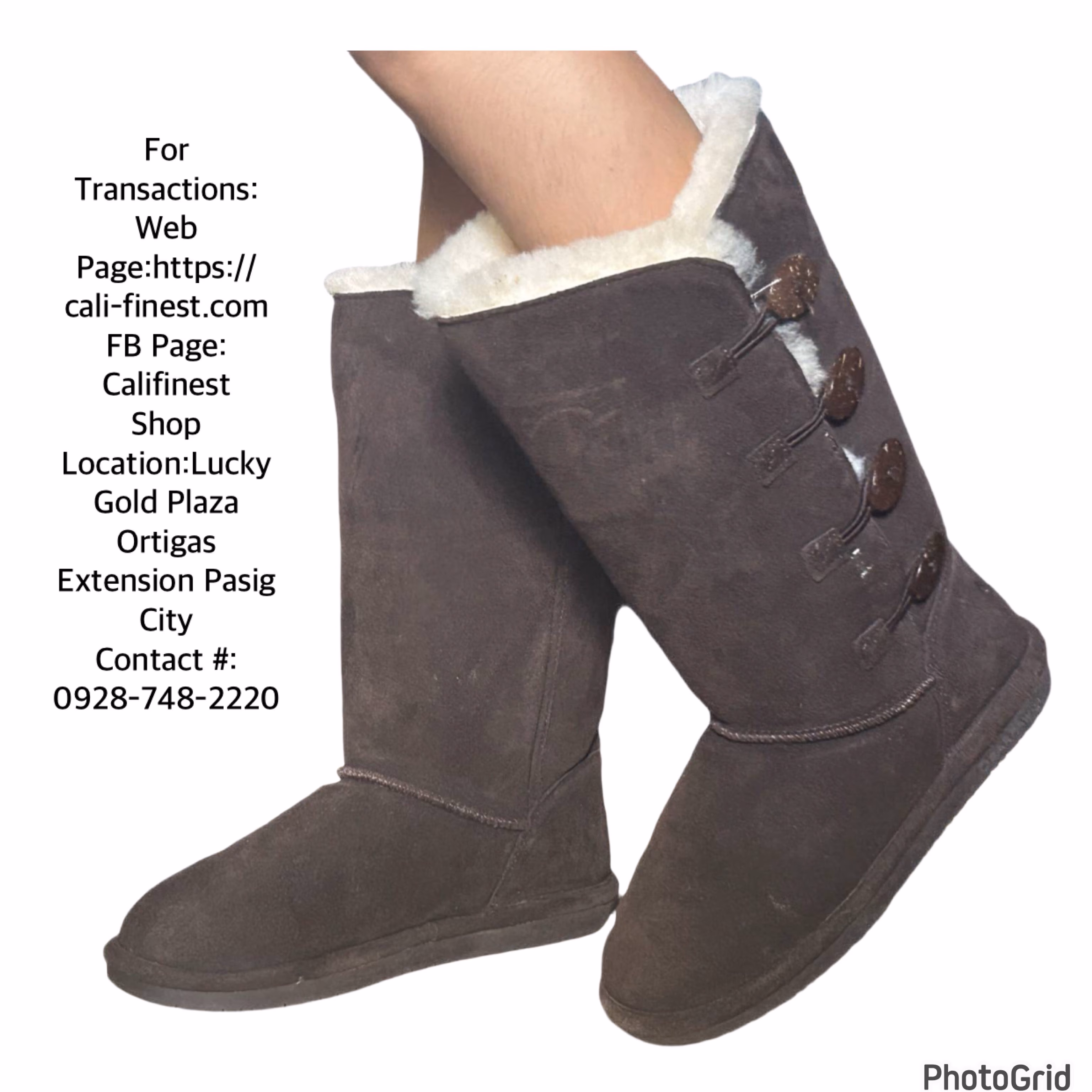 Bearpaw Women’s Lauren Tall Winter Brown  Boot  S#817 