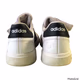 Adidas  Grand Court 2.0 Low White Leather Black Stripes Sneakers For Kids
