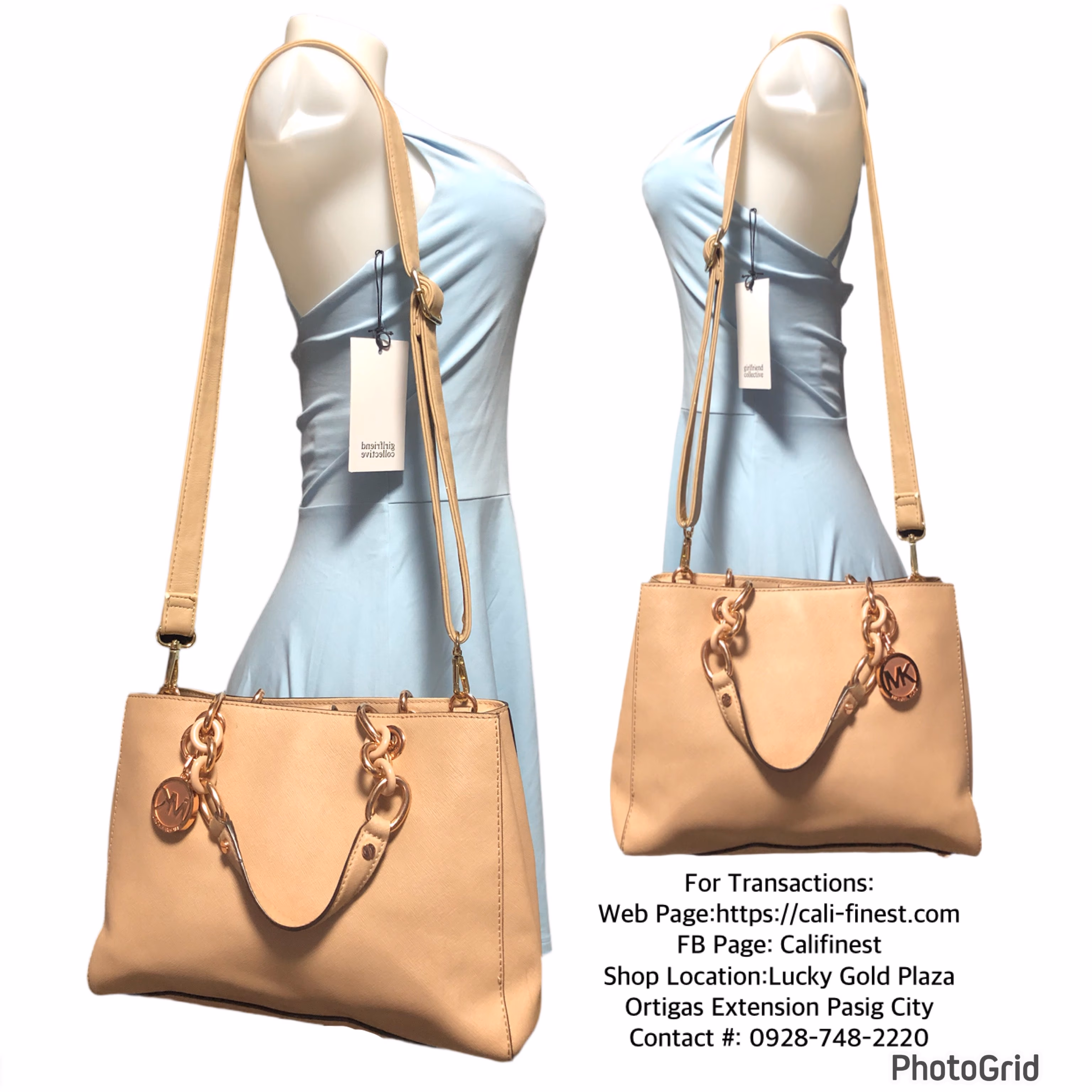 Michael Kors Handbag/Cross body Bag Peach For Women   BA#451  
