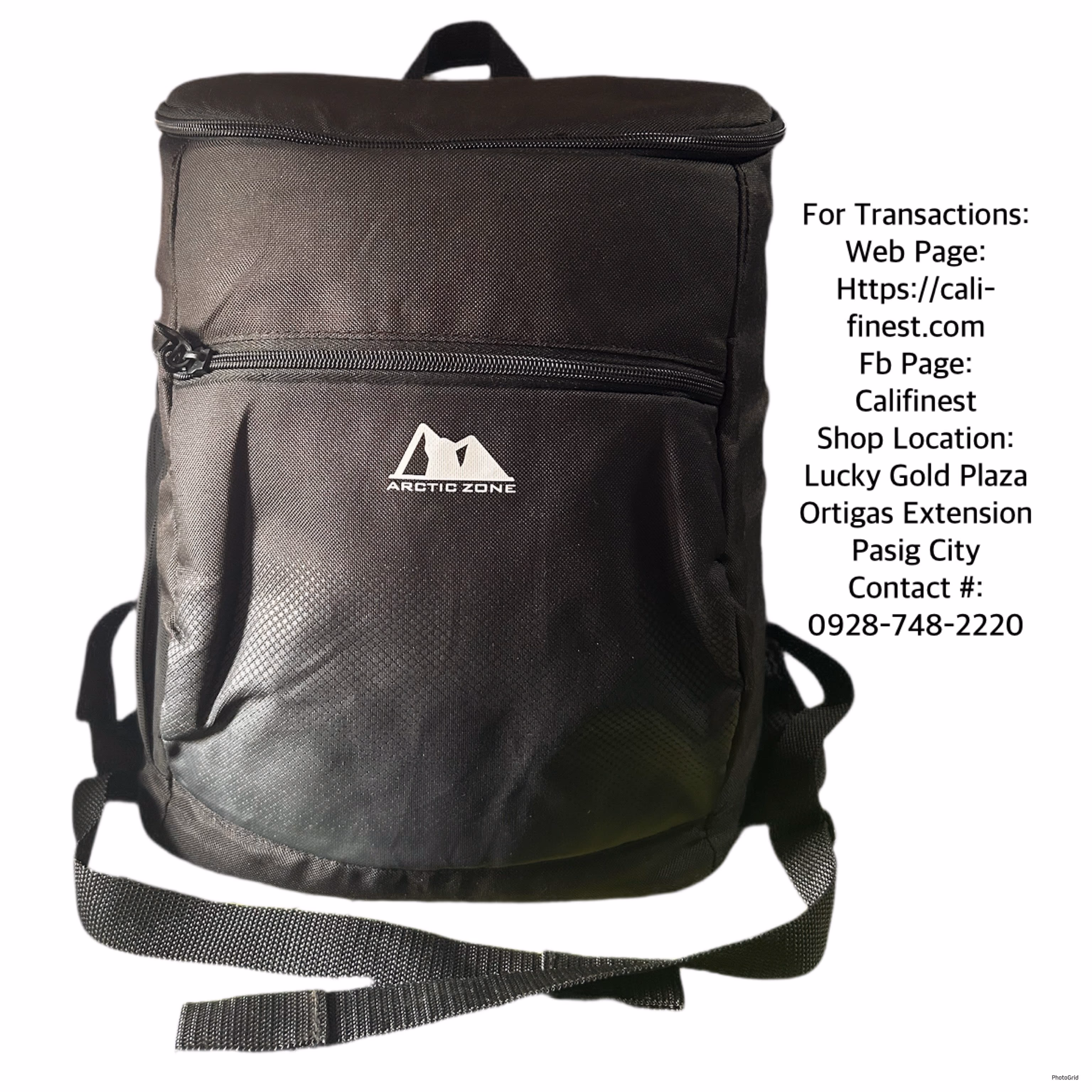 Arctic Zone cooler Black backpack  BA#455