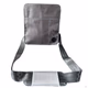 Gray  Cross - Body Bag   BA#421 