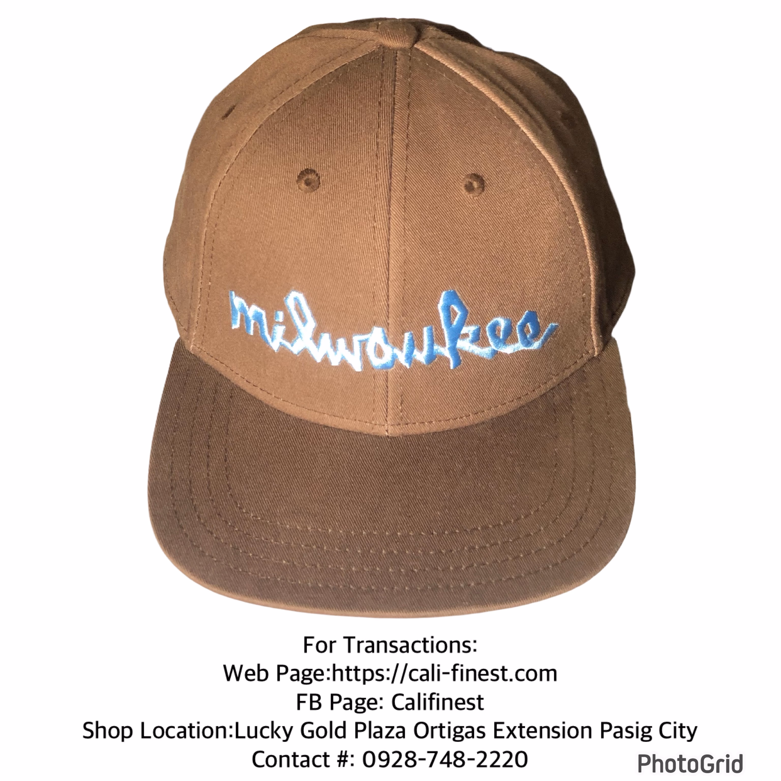Milwaukee Brown adjustable Cap
