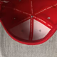 SRAM LEATHER PATCH RED FLAT CAP CYCLING DH MTB BASEBALL CAP/HAT