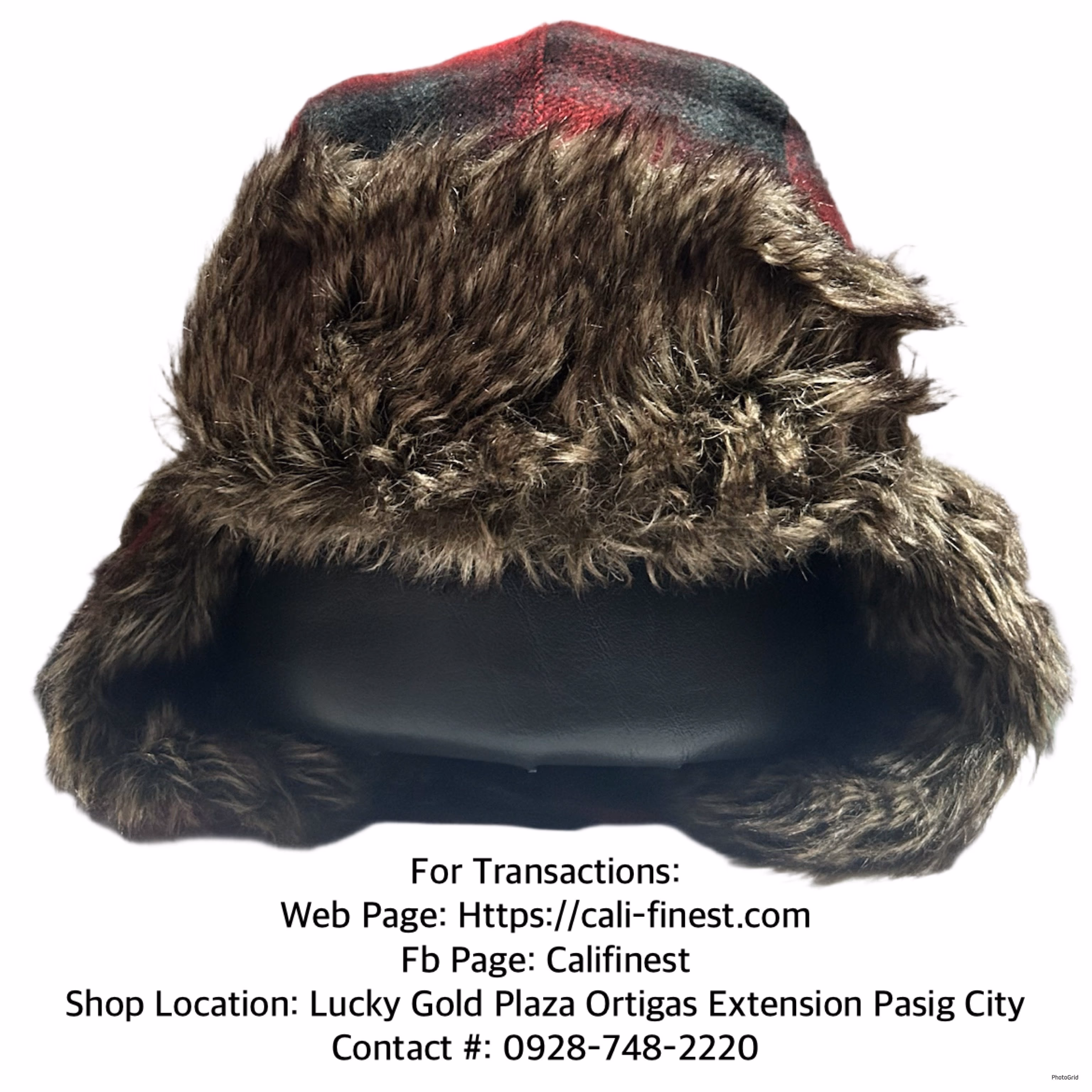 Trapper Fur Lined Winter Snow Hat OSFM