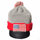USA American Flag Knit Hat