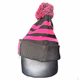 Straight Outta Cali Beanie Black & Pink Hat