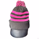 Straight Outta Cali Beanie Black & Pink Hat