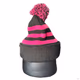Straight Outta Cali Beanie Black & Pink Hat