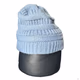 Satin Lined Beanie Winter Warm Womens Beanie Cable Knit Winter One Size Blue