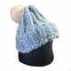 Knitted Winter Beanie Blue   C#428