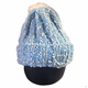 Knitted Winter Beanie Blue   C#428