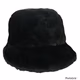Charter Club Women’s Black Faux Fur Bucket Hat