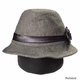 Women’s Gray Hat with Ribbon Style