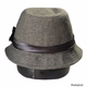 Women’s Gray Hat with Ribbon Style
